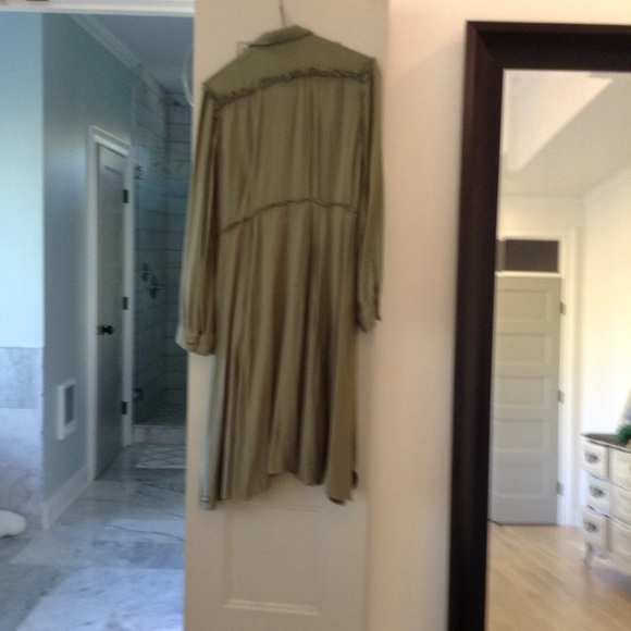 Hunter Green Matilda Jane Button Up Dress - Picture 2 of 3